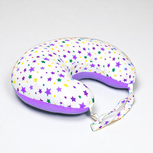 VParents Joy Multipurpose Baby Feeding Nursing Cum Maternity Pillow for New Born (Purple)