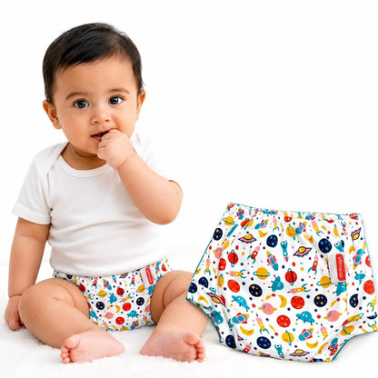 VParents Padded Underwear for Babies and Toddlers with 3 Layers of Cotton Padding Potty Training  Pull Up & Diaper-Free Time