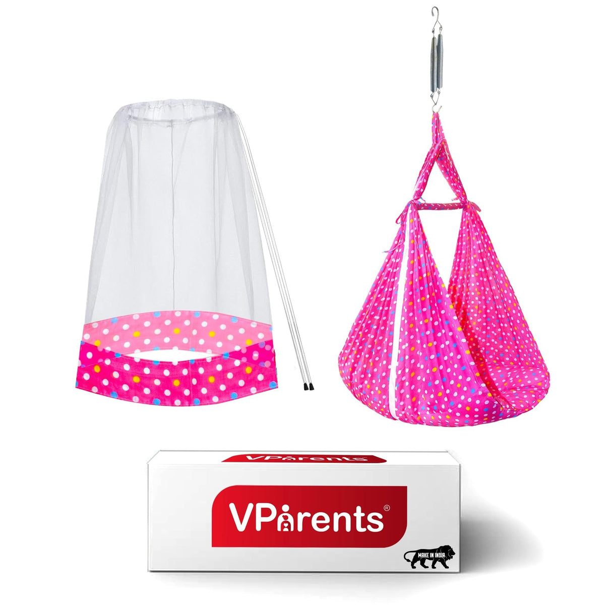 VParents Tot Baby Swing Cradle with Mosquito net Spring