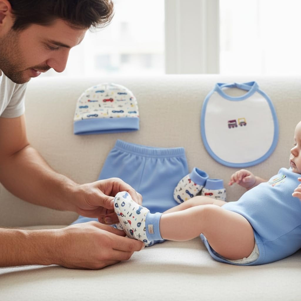 VParents New Born Baby Gift Set for baby shower boys and girls just born ( Pack of 13)