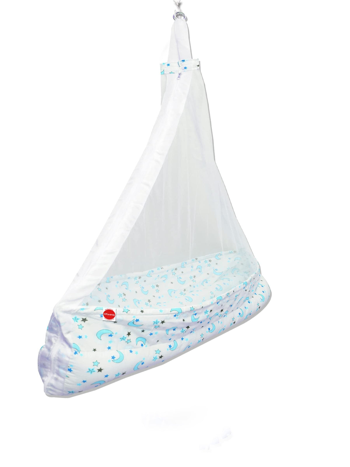 VParents Galaxy baby cradle with Attached bed and Mosquito net 