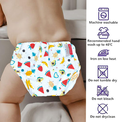 VParents Padded Underwear for Babies and Toddlers with 3 Layers of Cotton Padding Potty Training  Pull Up & Diaper-Free Time