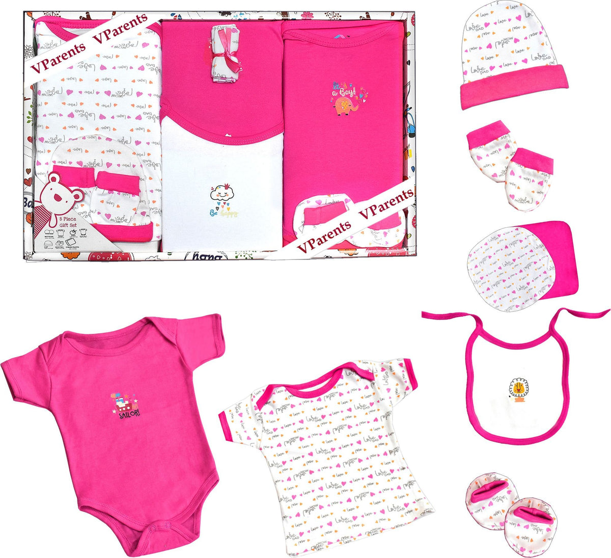 VParents Bitsy New Born Baby Gift Set