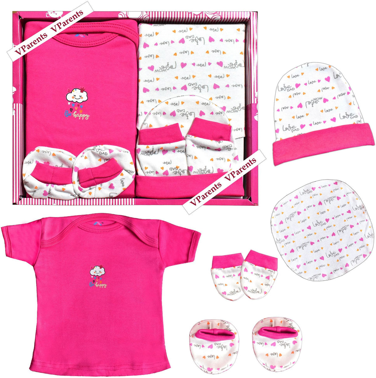 VParents Bitsy New Born Baby Gift Set