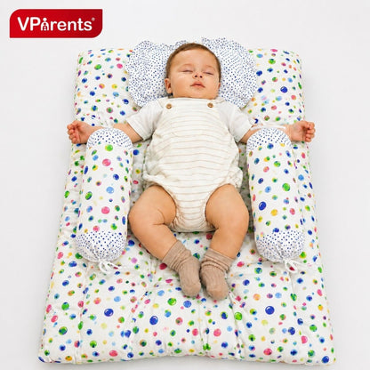 VParents Cheeky Cheeky Baby 4 Piece Bedding Set with Pillow and Bolsters