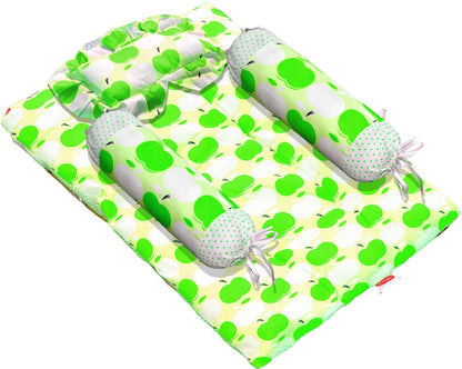 VParents Cheeky Cheeky Baby 4 Piece Bedding Set with Pillow and Bolsters