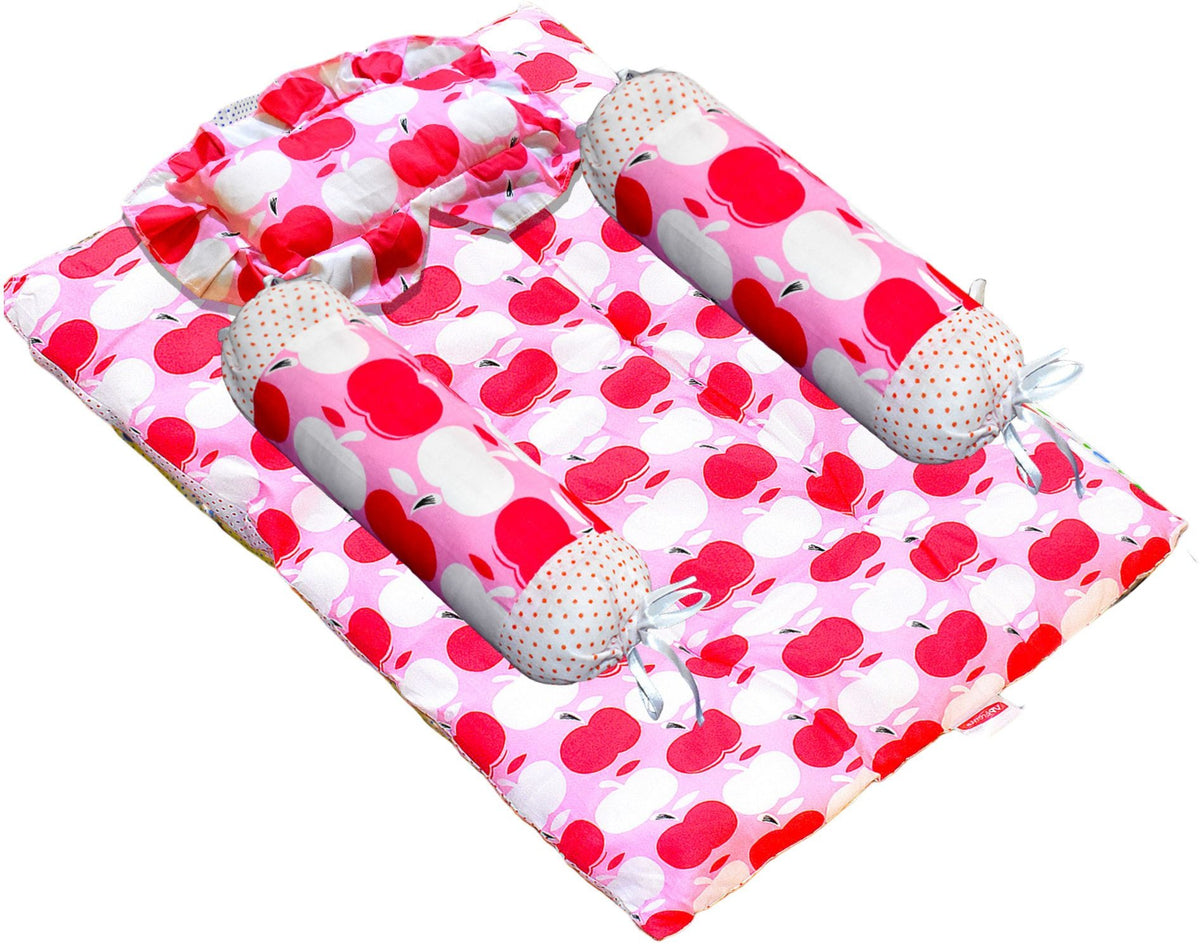 VParents Cheeky Cheeky Baby 4 Piece Bedding Set with Pillow and Bolsters