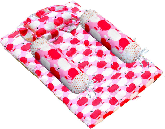 VParents Cheeky Cheeky Baby 4 Piece Bedding Set with Pillow and Bolsters