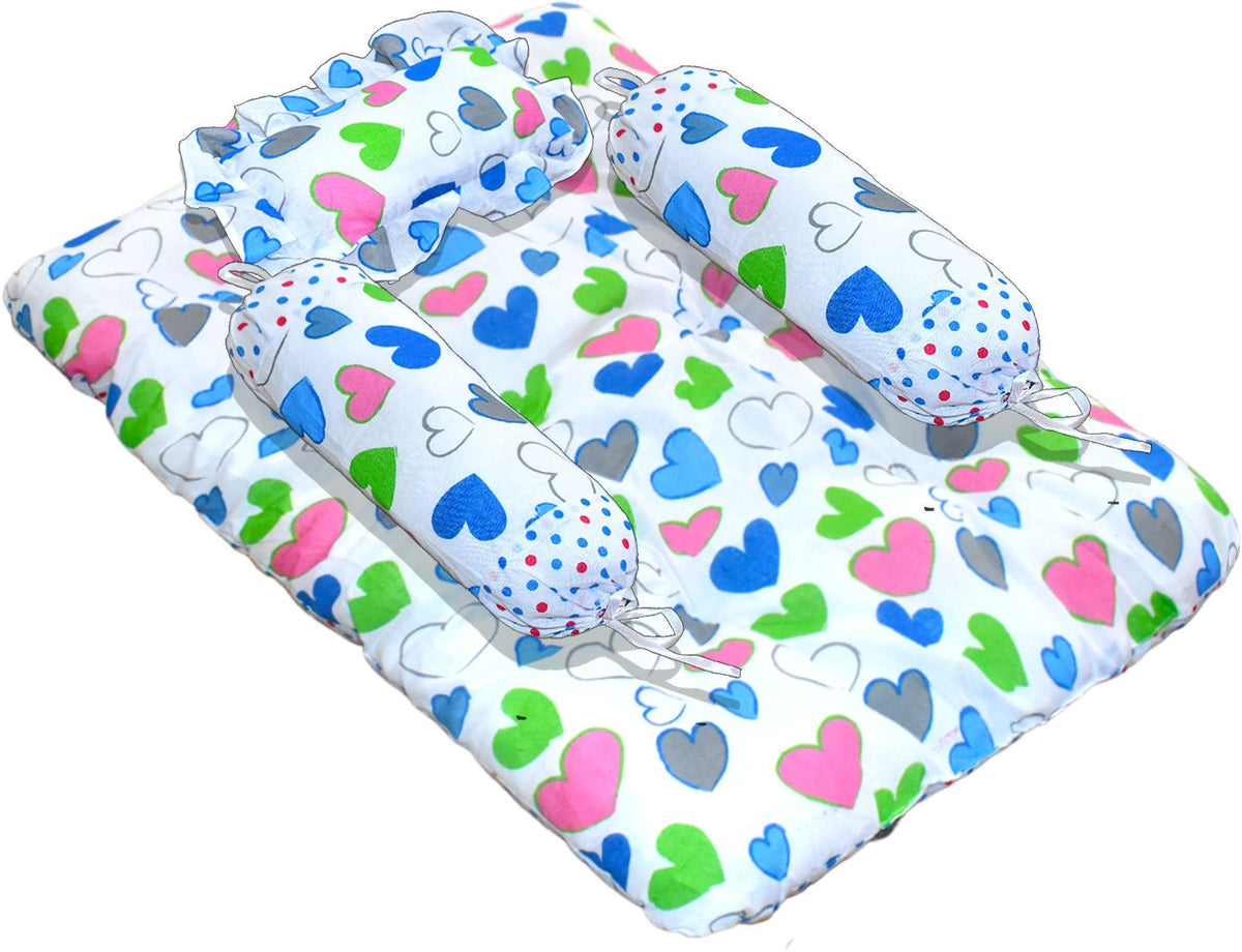 VParents Cheeky Cheeky Baby 4 Piece Bedding Set with Pillow and Bolsters