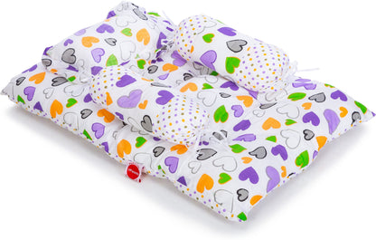 VParents Cheeky Cheeky Baby 4 Piece Bedding Set with Pillow and Bolsters