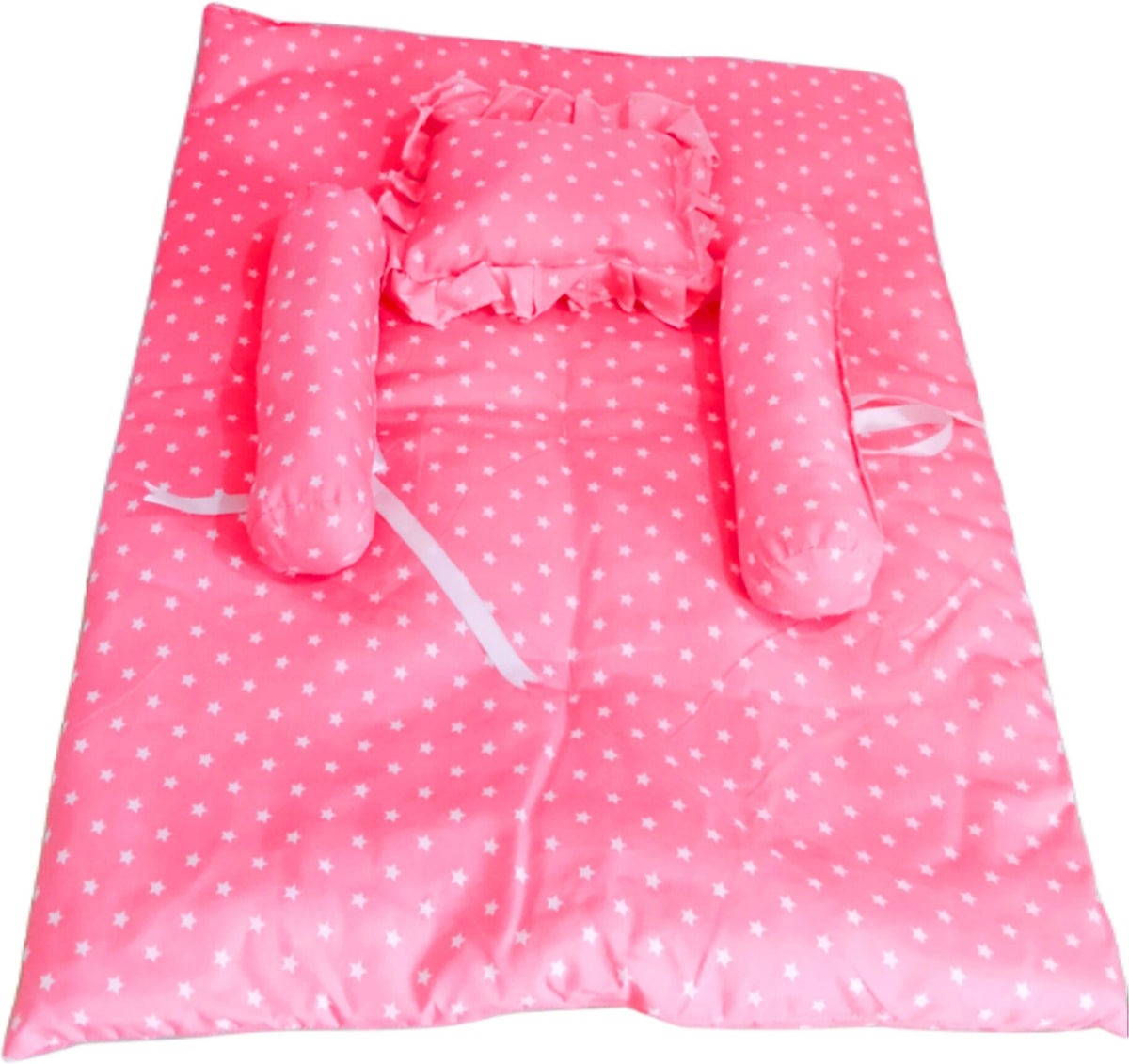 VParents Cheeky Cheeky Baby 4 Piece Bedding Set with Pillow and Bolsters