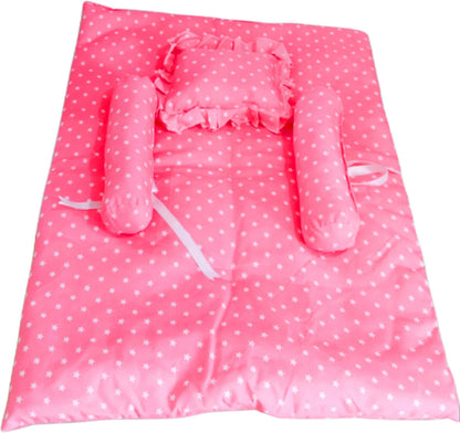 VParents Cheeky Cheeky Baby 4 Piece Bedding Set with Pillow and Bolsters