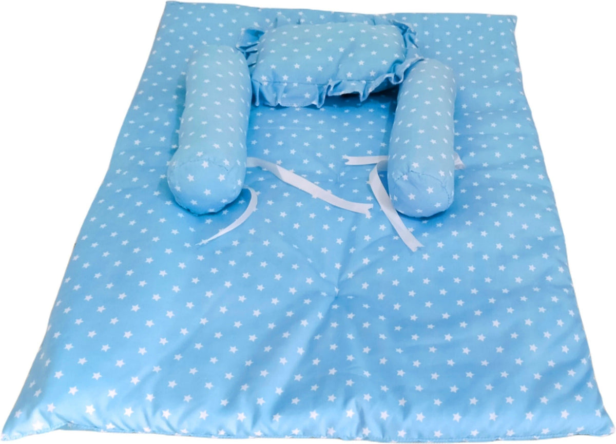 VParents Cheeky Cheeky Baby 4 Piece Bedding Set with Pillow and Bolsters