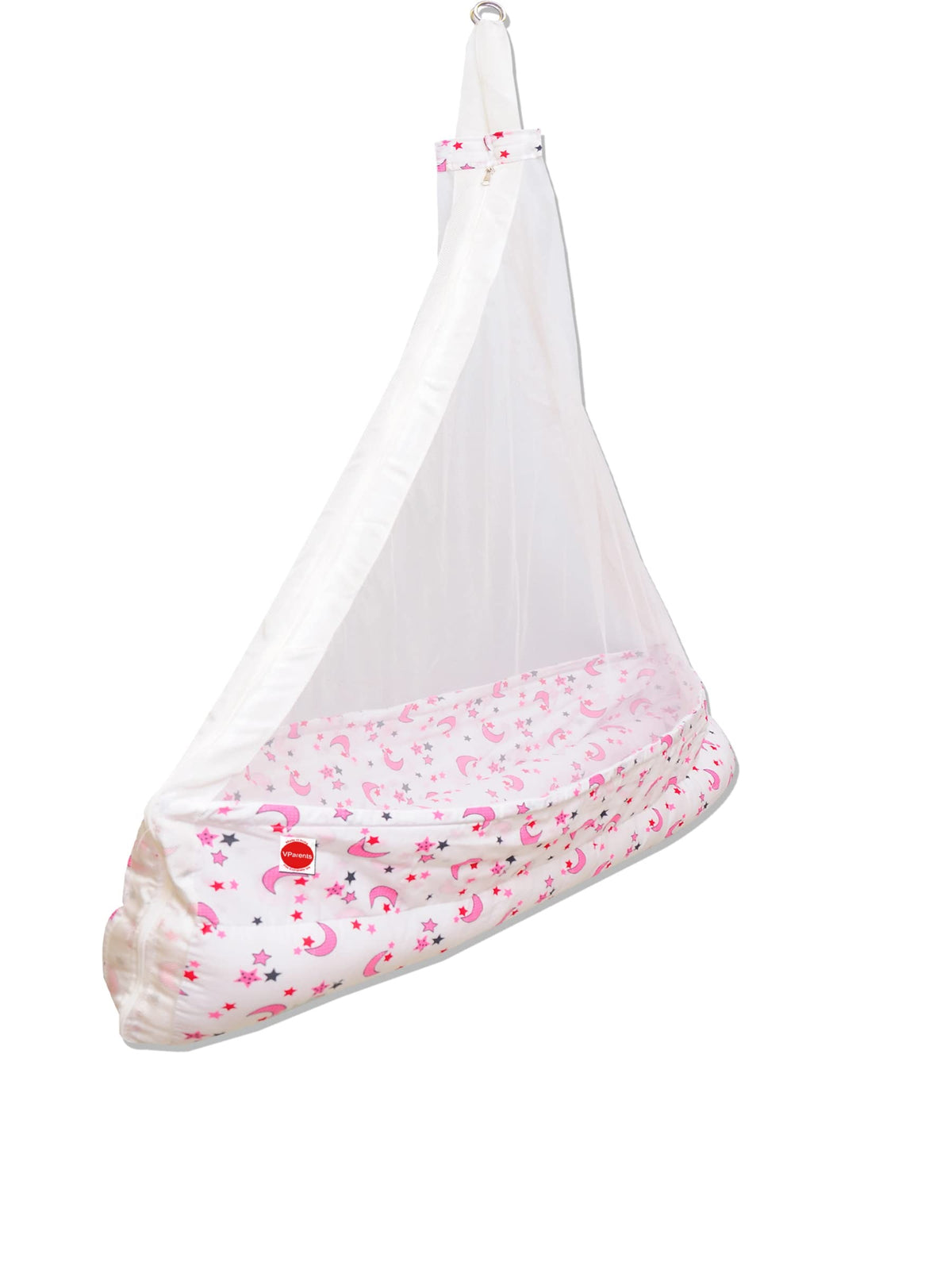 VParents Galaxy baby cradle with Attached bed and Mosquito net 