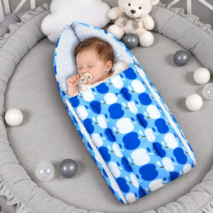 VParents Rosy Baby Feeding Pillow Bedding Set with Mosquito net and Sleeping Bag Combo