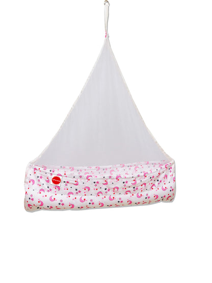 VParents Galaxy baby cradle with Attached bed and Mosquito net 