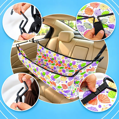 VParents Car Cradle Hammock for 0 to 2 year baby | Portable with Adjustble Belt, Hammock Cloth, Hangers
