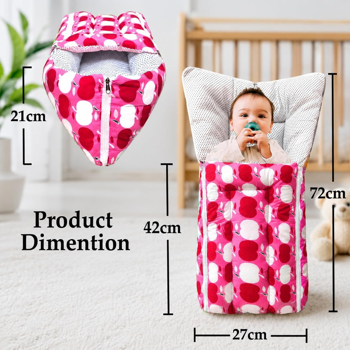 VParents Superb Baby Sleeping Bag Cum Carrying Bag