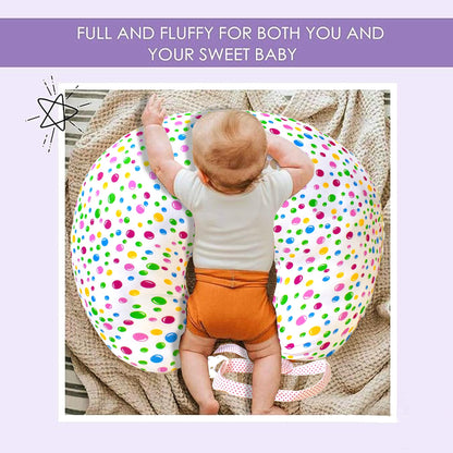 VParents Rosy Baby Feeding Pillow Bedding Set with Mosquito net and Sleeping Bag Combo