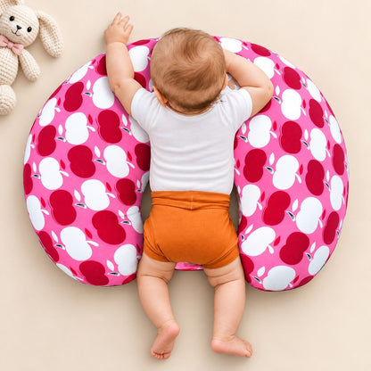 VParents Rosy Baby Feeding Pillow Bedding Set with Mosquito net and Sleeping Bag Combo