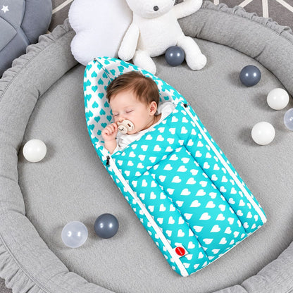 VParents Rosy Baby Feeding Pillow Bedding Set with Mosquito net and Sleeping Bag Combo