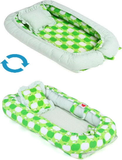 VParents Apple Print New Born Baby nest Bedding Set Reversible 0-10 Months