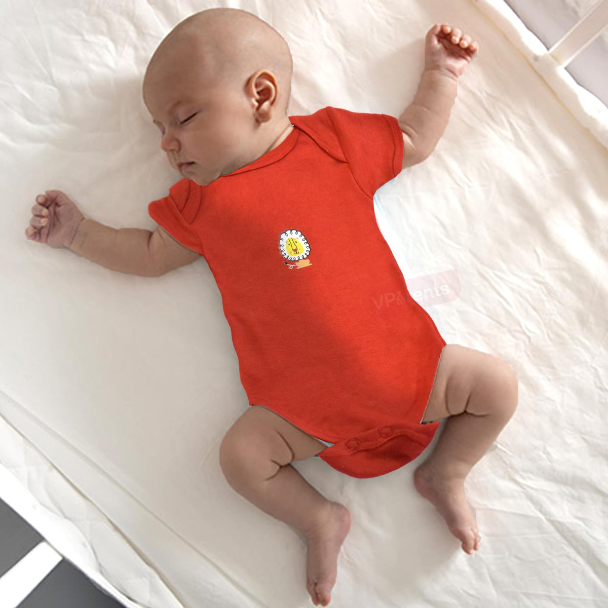 VParents Honey Punch New Born Baby Gift Set (Red, Pack of 6)