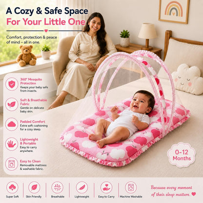 VParents Cheeky Cheeky Baby Bedding Set with Mosquito net and Pillow
