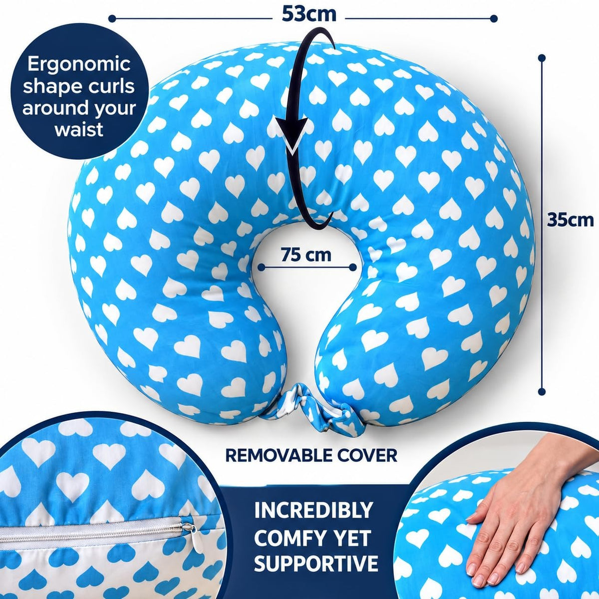VParents Daisy Baby 4 Piece Bedding Set with Pillow and Bolsters Sleeping Bag and Bedding Set and Feeding Pillow Combo