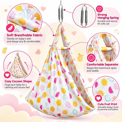 VParents Fruity Baby Cradle Cloth with Seperator