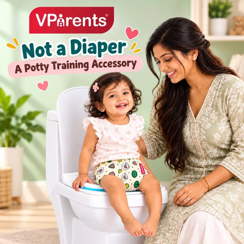 VParents Padded Underwear for Babies and Toddlers with 3 Layers of Cotton Padding Potty Training  Pull Up & Diaper-Free Time (6 -12 months Dinosaur)