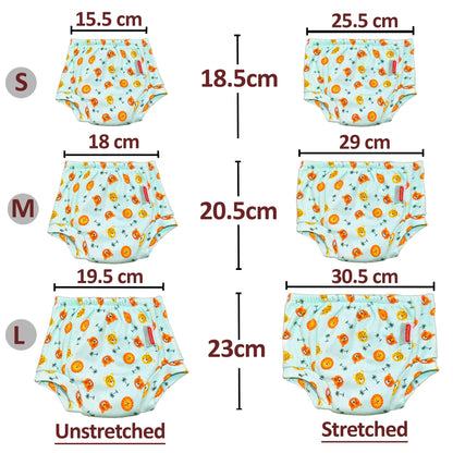 VParents Padded Underwear for Babies and Toddlers with 3 Layers of Cotton Padding Potty Training  Pull Up & Diaper-Free Time