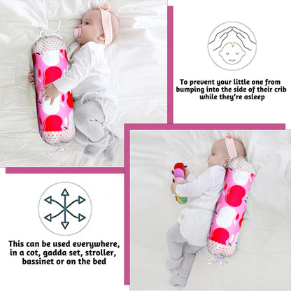 VParents Cheeky Cheeky Baby 4 Piece Bedding Set with Pillow and Bolsters