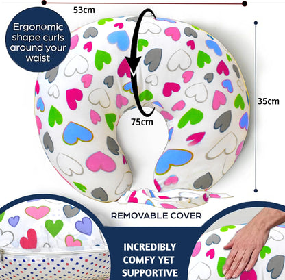 VParents Rosy Baby Feeding Pillow Bedding Set with Mosquito net and Sleeping Bag Combo