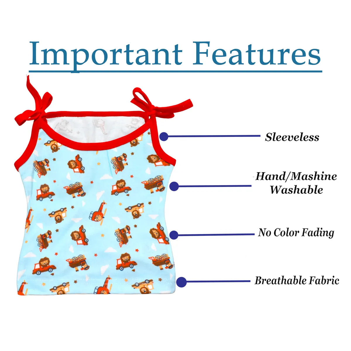 VParents Cotton New Born Baby Boy's & Baby Girls jabla -Multicolour