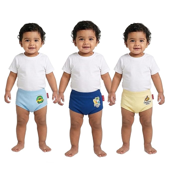 VParents Bloomer for Kids Unisex, 100% Pure Cotton Soft & Breathable Underwear Bloomers for Baby Comfortable & Durable
