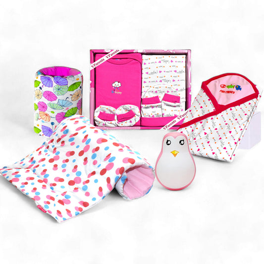 Vparents Top to Toe all essentials for newborn Baby Boy (0-6M)