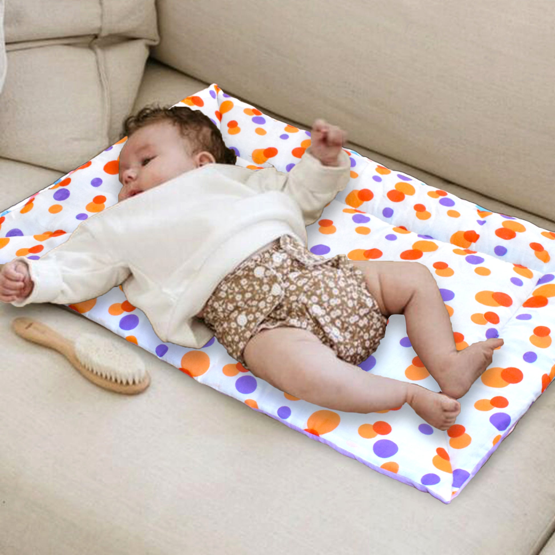 Vparents Preemiee New Born Baby Godadi Soft Cotton Baby godi Godari|Baby Bed|Crib Sheet|bedding set VParents