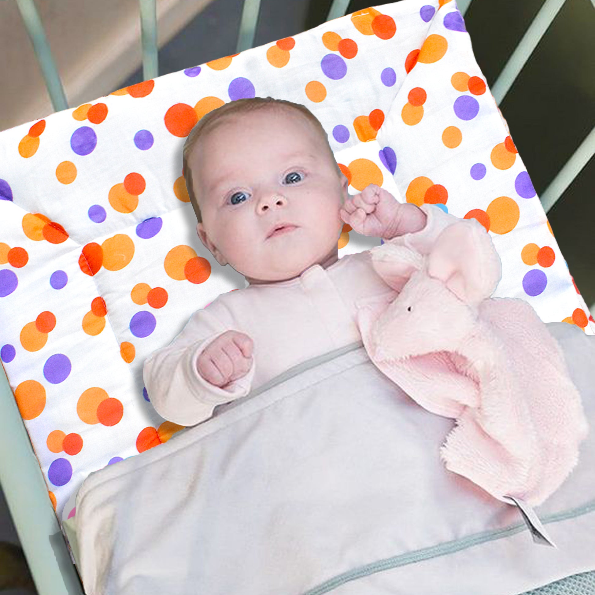 Vparents Preemiee New Born Baby Godadi Soft Cotton Baby godi Godari|Baby Bed|Crib Sheet|bedding set VParents