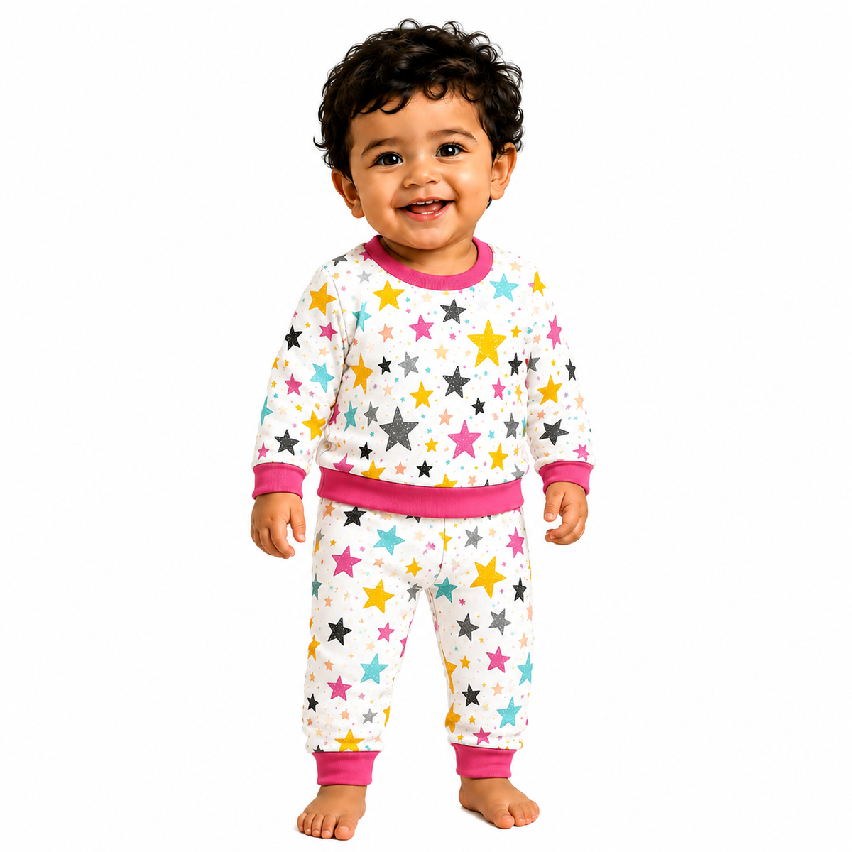VParents  100% cotton Baby and Kids Cotton Printed  Nightwear